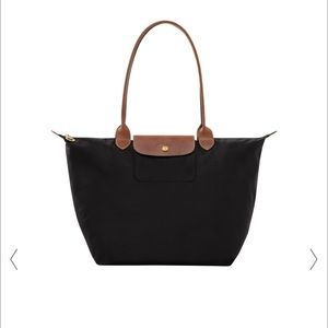 Longchamp Le Pliage large canvas tote